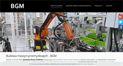 Desktop Screenshot of bgm.com.pl